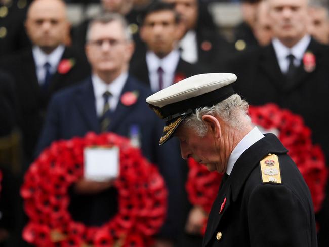 Prince Charles led the nation in remembering Britain’s war heroes. Picture: Getty Images