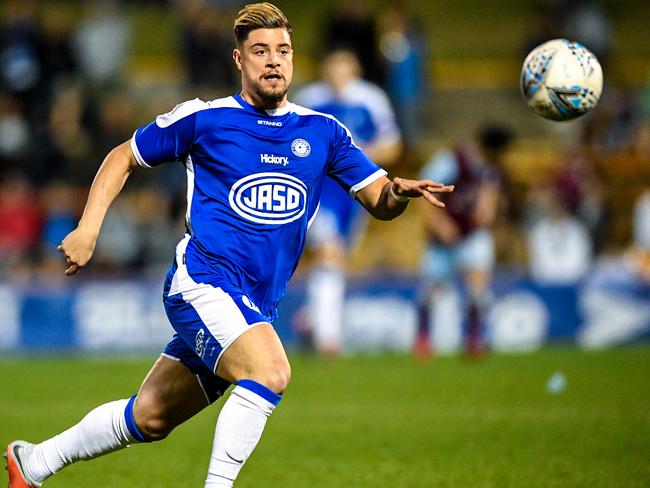 James Demetriou of Sydney Olympic. Picture: Brendan Esposito