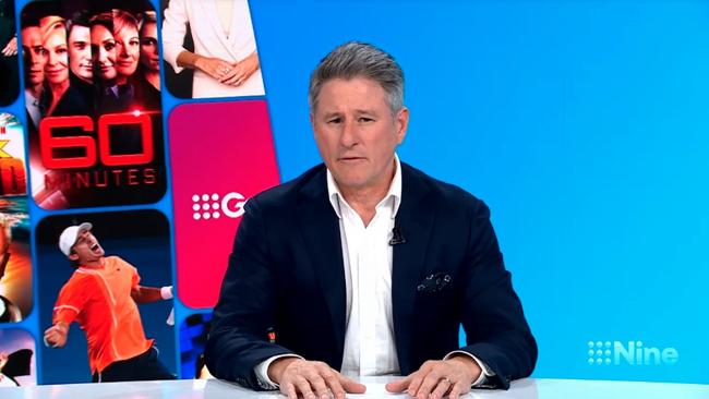 Nine Entertainment chief executive officer Mike Sneesby. Picture: Channel 9