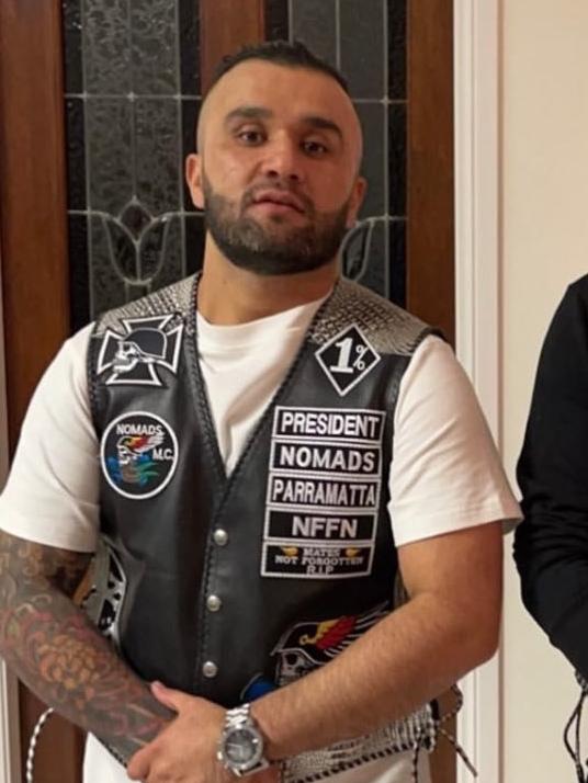 Alleged Nomads bikie Sayed Moosawi was among those arrested and charged. He has denied all allegations against him. Picture: Supplied