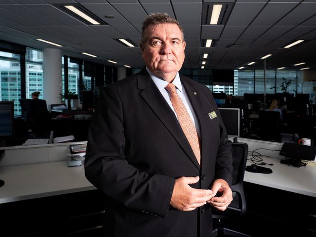 Head of the NSW Homicide squad Detective Superintendent Danny Doherty at their offices in Parramatta. Picture: Tom Parrish