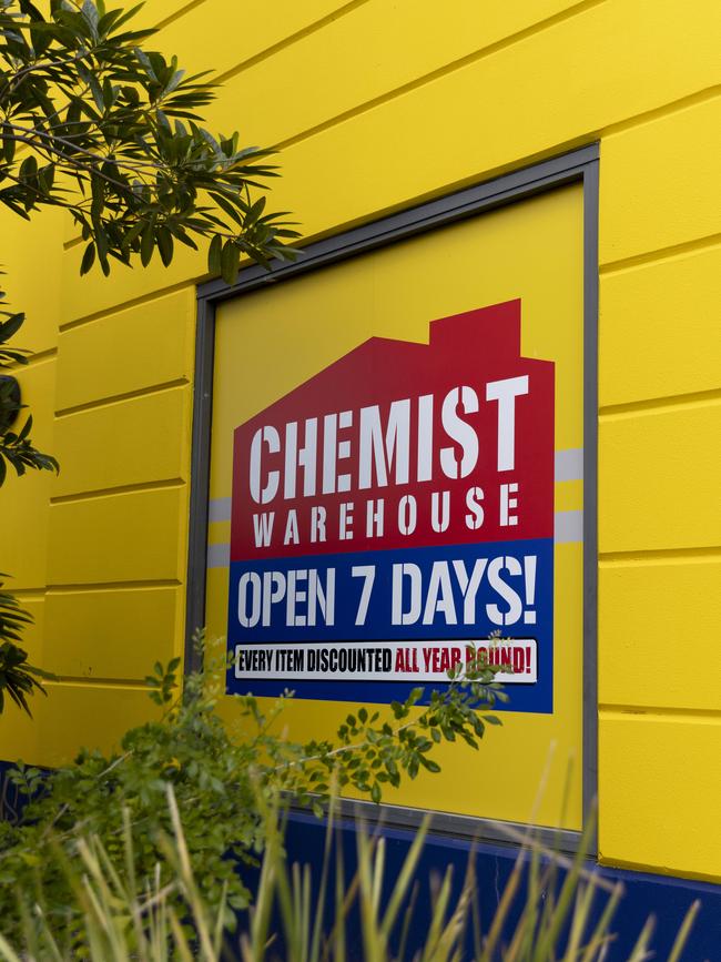 Chemist Warehouse was voted in at No.9. Picture: NCA NewsWire / Sarah Marshall