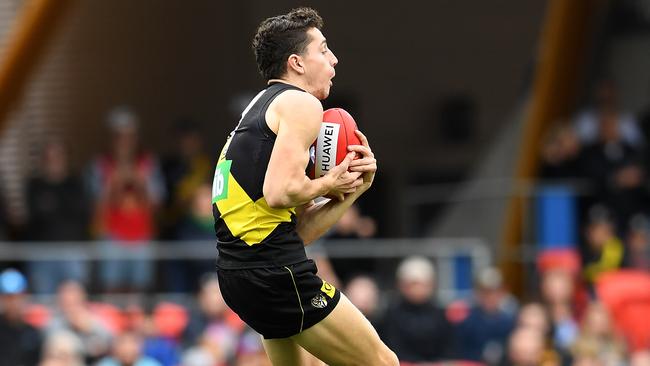 Jason Castagna led the way in attack for Richmond. Pic: AAP