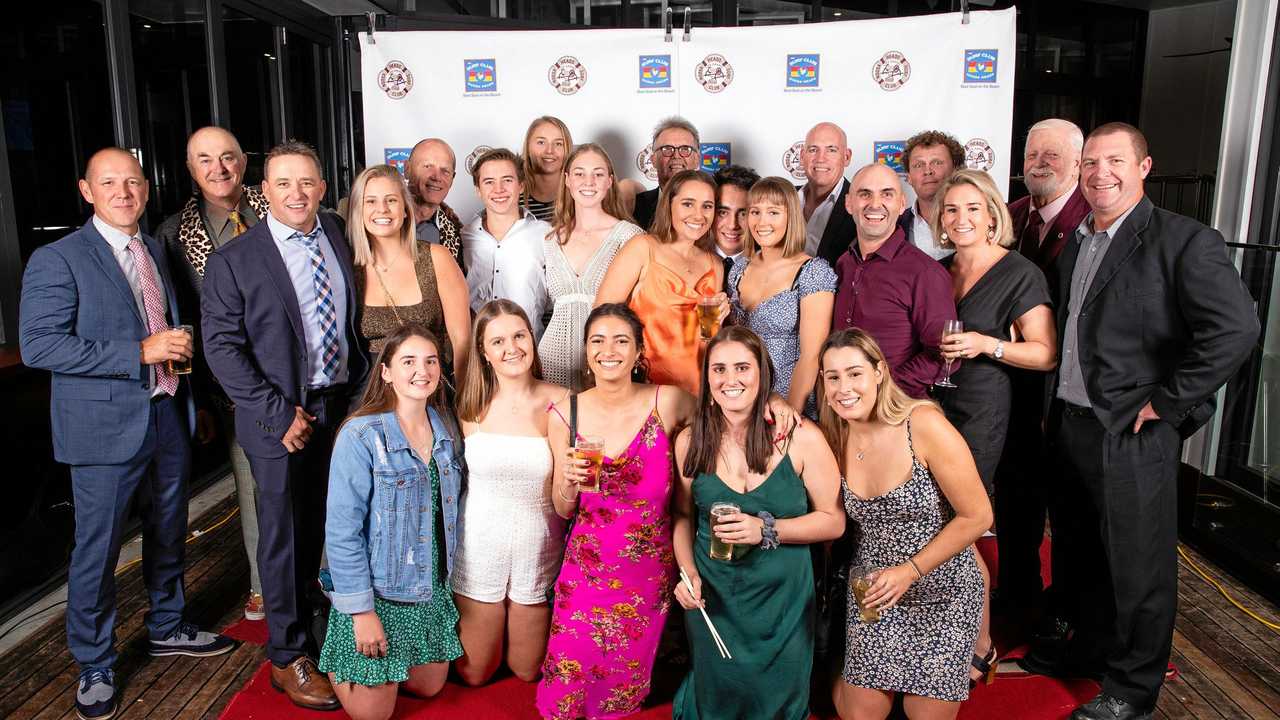 CELEBRATION: Noosa Heads boat crew members at the recent annual dinner. Picture: Contributed