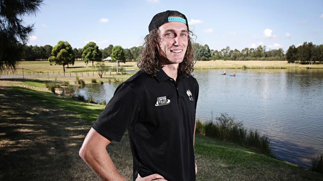 Rio Olympian Ian Borrows at Penrith Whitewater Stadium. Photo:Adam Yip