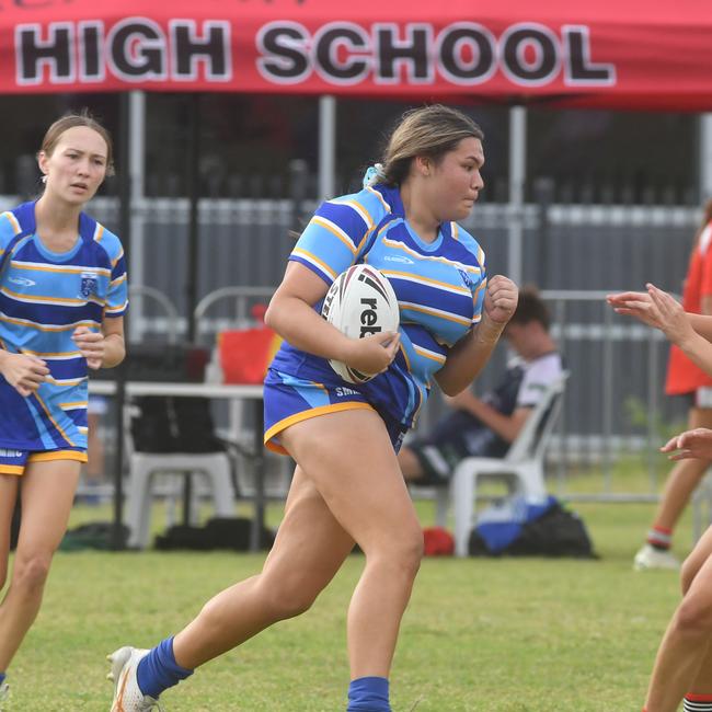 Women's game between Kirwan High and St Margaret Mary's College at Kirwan High. Picture: Evan Morgan