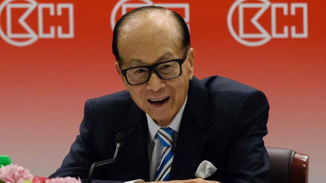 Hong Kong's richest man Li Ka-shing. Picture: AFP PHOTO/ANTHONY WALLACE