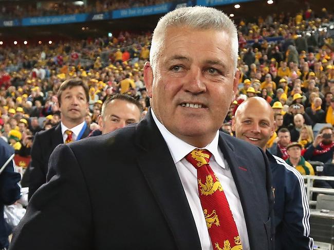 SYDNEY, AUSTRALIA - JULY 06: Warren Gatland, the Lions head coach smiles after their victory during the International Test match between the Australian Wallabies and British & Irish Lions at ANZ Stadium on July 6, 2013 in Sydney, Australia. (Photo by David Rogers/Getty Images)