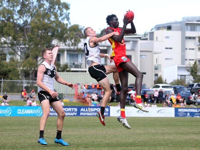 Suns vs. Sharks at Fankhouser Reserve. Andrew Mac. 11 September 2022 Labrador Picture by Richard Gosling