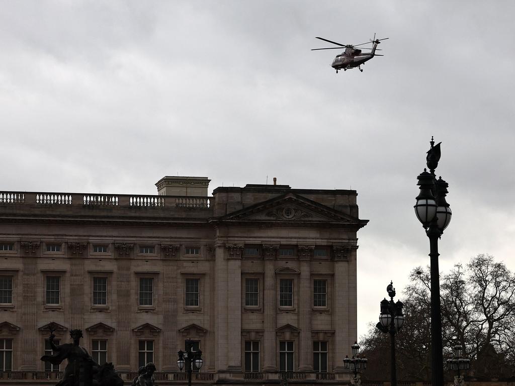 The royal couple left London for Norfolk. Picture: AFP