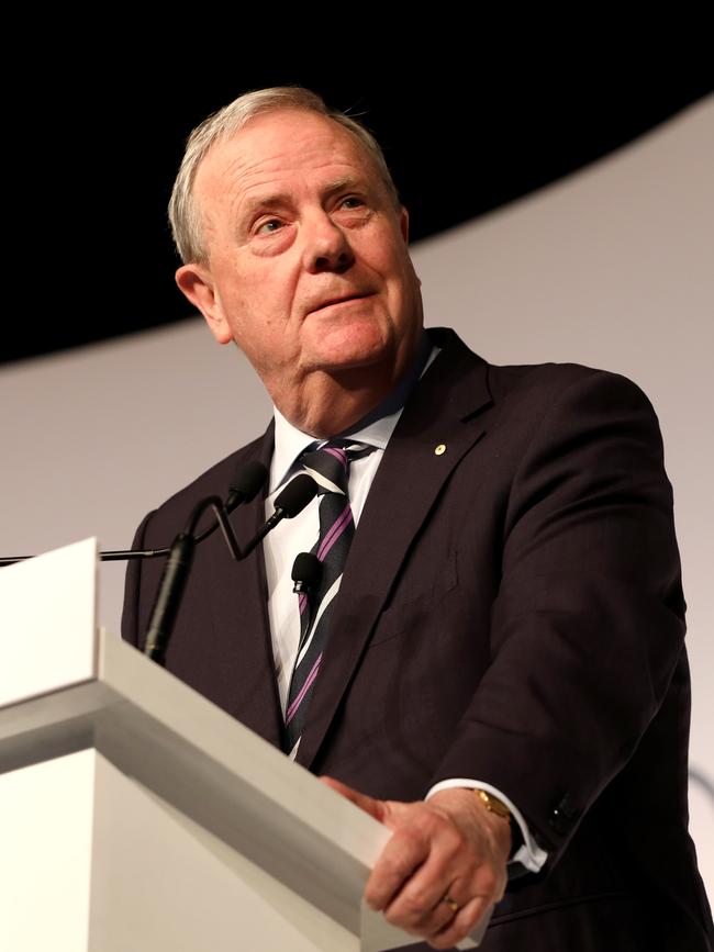 Former treasurer and Future Fund chair Peter Costello. Picture: Jane Dempster