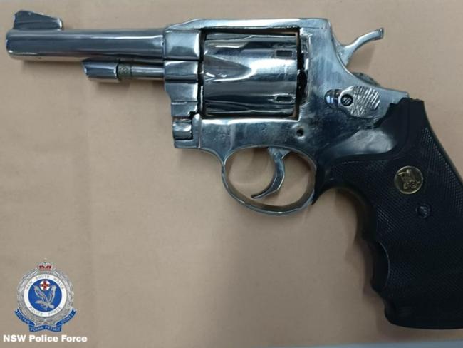 Police found a seven-shot revolver similar to this pictured in this file image when they raided Gavranich’s house. Picture: NSW Police