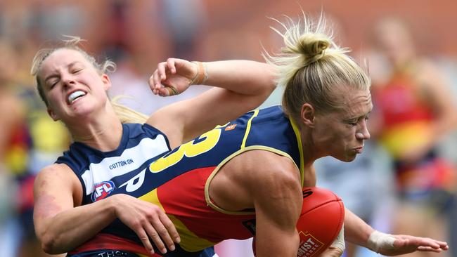 Alediade Crows AFLW star Erin Phillips.