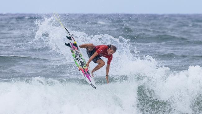 Kyuss King certainly put on a show at Cabarita. (Photo by Cait Miers/World Surf League)