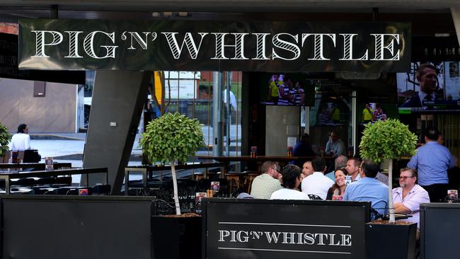 Pig’n’Whistle is one of Mantle Hospitality Group’s most popular brands. Picture: David Clark