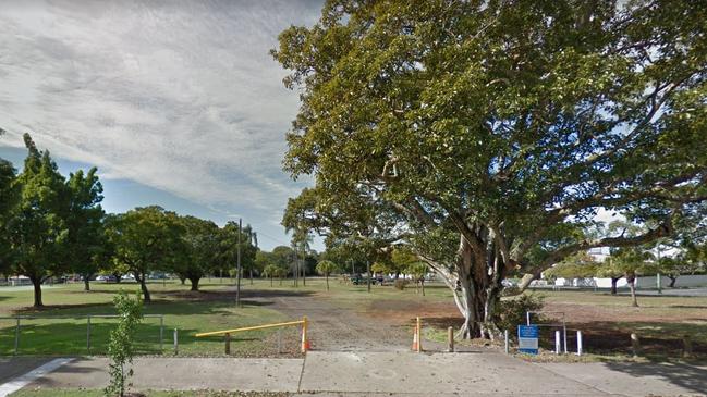 This triangle of land in Ascot, once a turn-of-the-century park and then used for decades as a car park, will be restored to its former glory. Picture: Google Street View