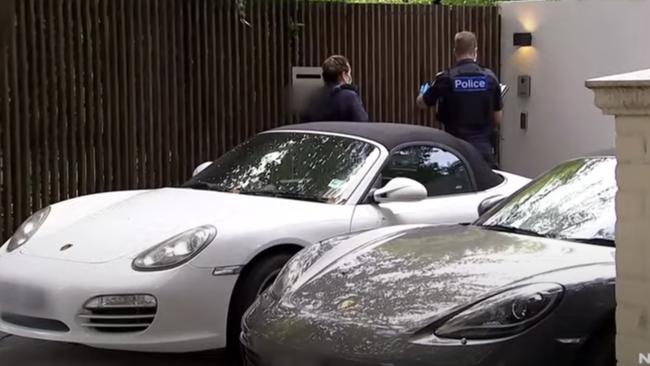 The teens were trying to find keys to two Porches. Picture: 7NEWS