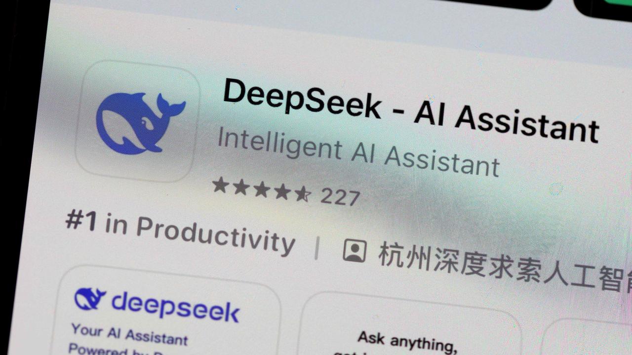 DeepSeek has surged to number one in Apple’s App Store. Picture: AFP