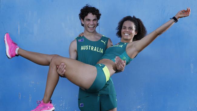 Best mates Torrie Lewis and Calab Law both made their Olympic debuts as rookies this year - watch them strive for LA 2028 and beyond. Pic: Michael Klein