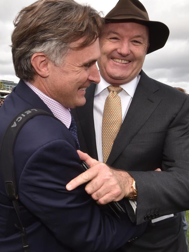 David Hayes and Tom Danernig after their success. Picture: Jay Town