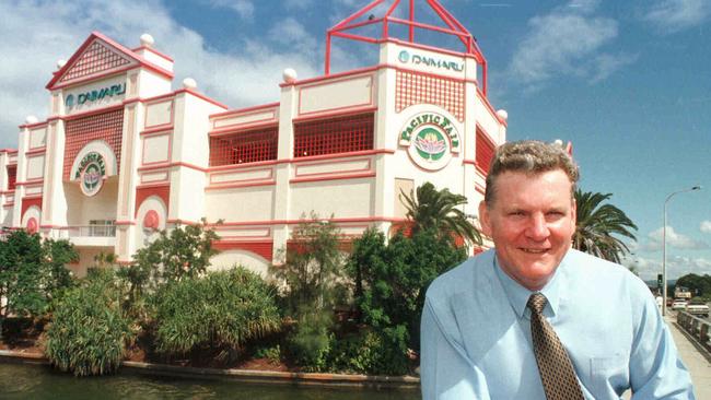 September 1998: Daimaru Australia managing director Brian Beirne outside Pacific Fair.