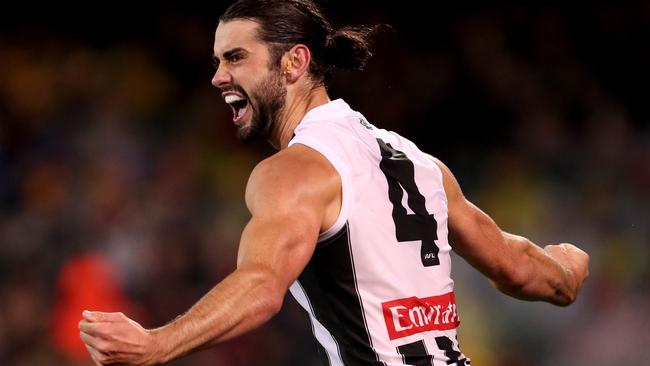 Brodie Grundy is the form ruckman of the competition.