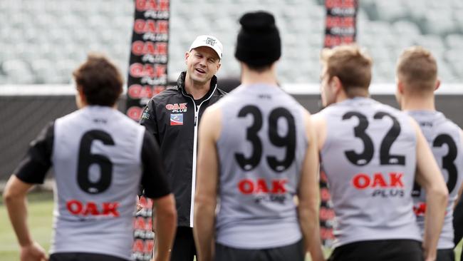 GWS senior assistant Matthew Nicks has been on a Crows coaching shortlist. Picture: Sarah Reed