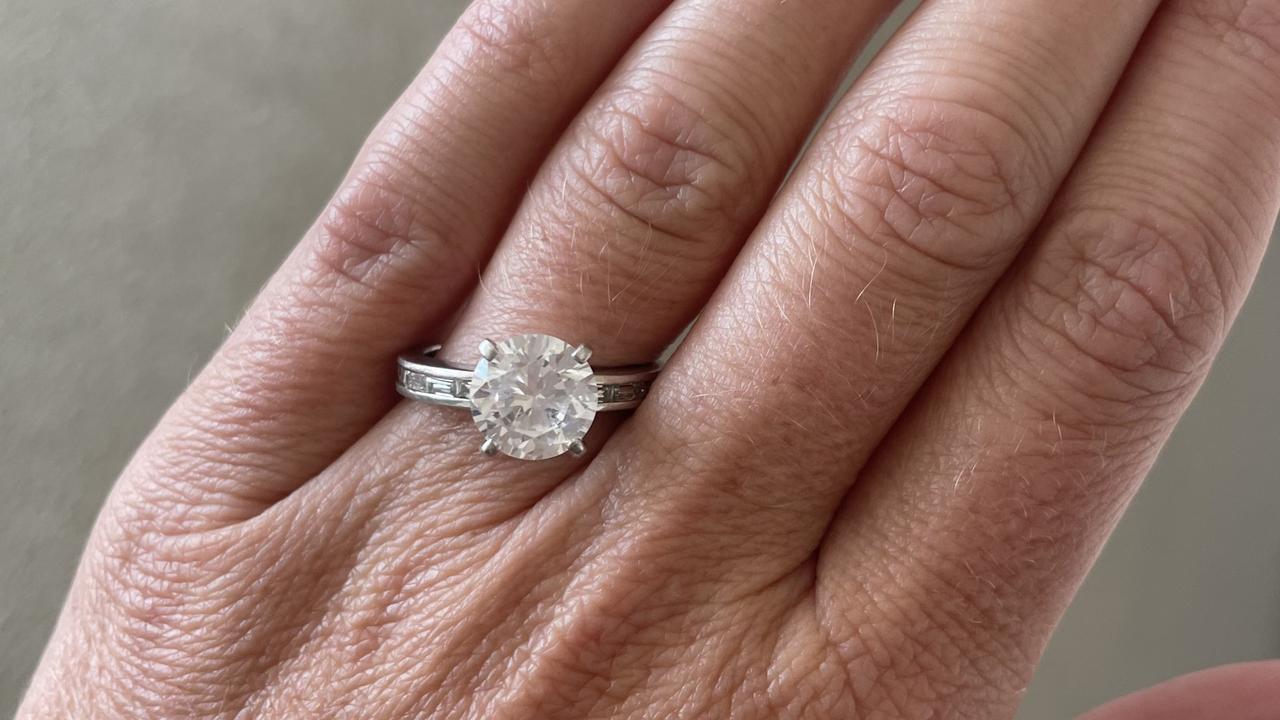 Bec Richardon's ring. Picture: Bec Richardson