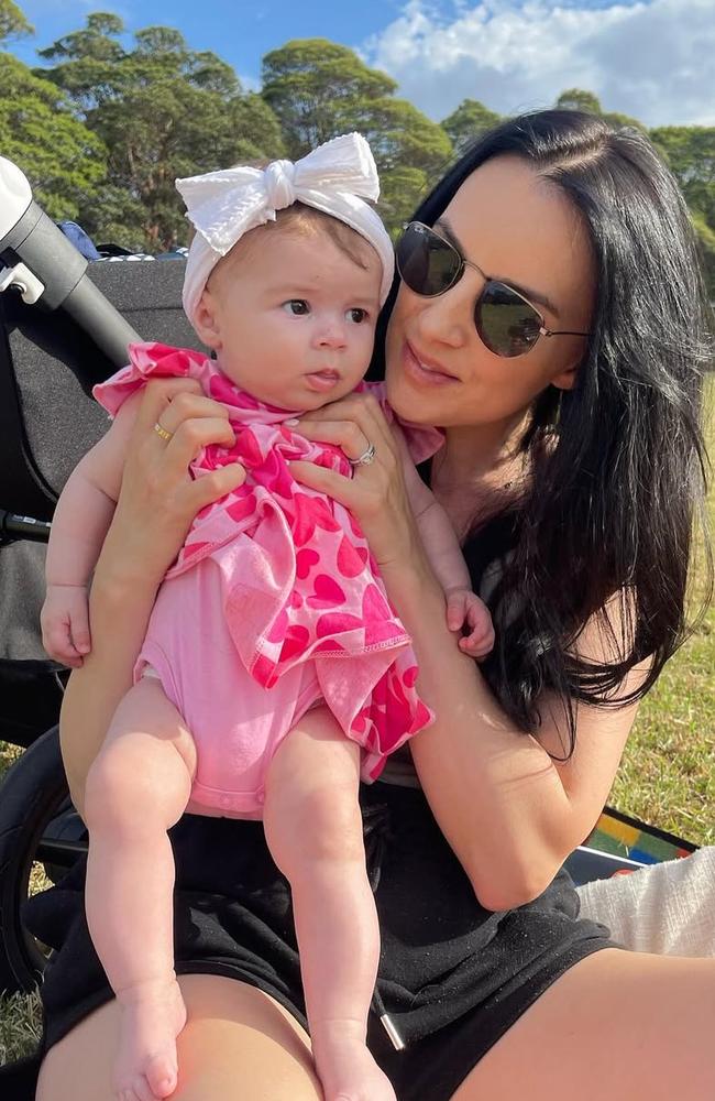 Lucy Kokkotas with her daughter Alexia.