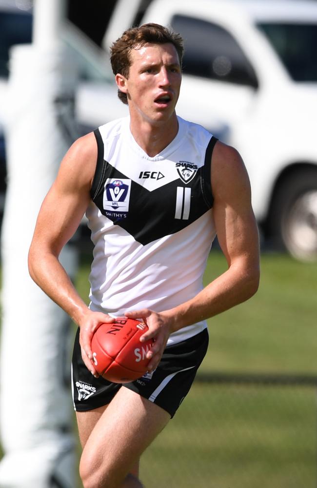 Southport Sharks VFL player Ben Jepson. Picture: Highflyer Images