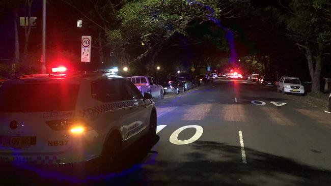 The location of the crash on Dee Why Pde. Picture: Jim O’Rourke