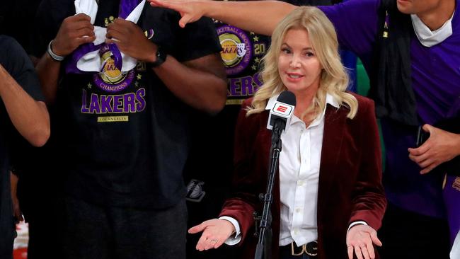 Buss said the Lakers had “no desire” to trade the four-time MVP. Picture: Getty