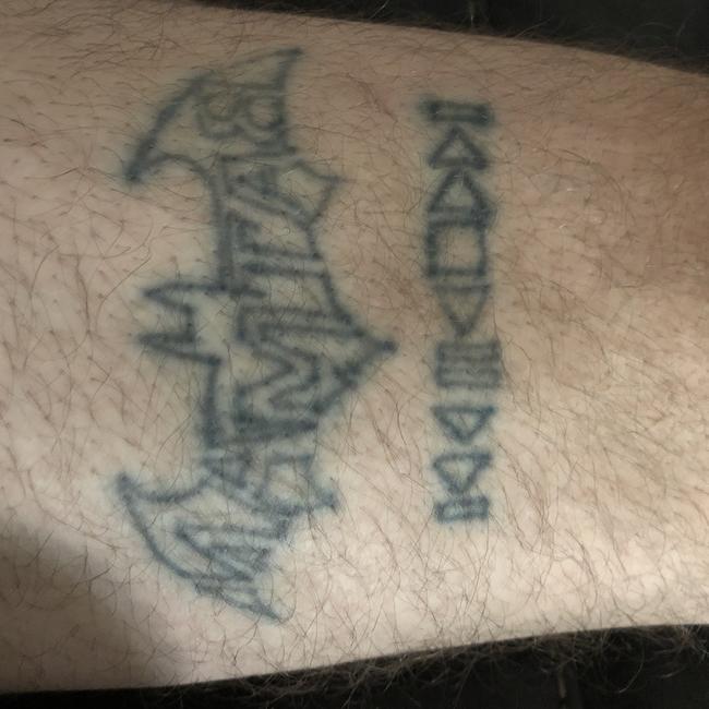 Upside down, back to front. Jason Goodwin was at a mate’s house, when after a few magic sodas, his mate pulled out his tattoo gun. He said he wasn’t keen on his mate tattooing him but of course thought he could tattoo himself. He said when he woke up the next morning he felt a pain on his leg, looked down and saw the Territoy’s third shittest tatt - a Batman tattoo upside down and back to front but also backwards like it is in a mirror, so the letters are the wrong way too. He says he will never cover it up. We don’t think he will, even when he becomes chief minister.
