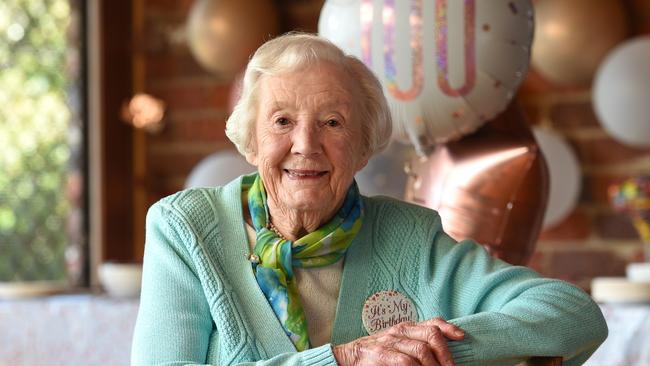 Portarlington woman Betty Malkin turned 100 on August 29. Picture: David Smith