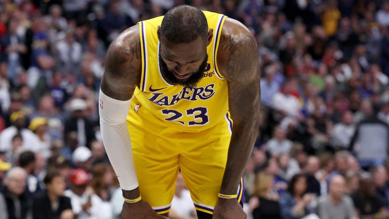 LeBron James’ future is clouded. (Photo by Matthew Stockman/Getty Images)
