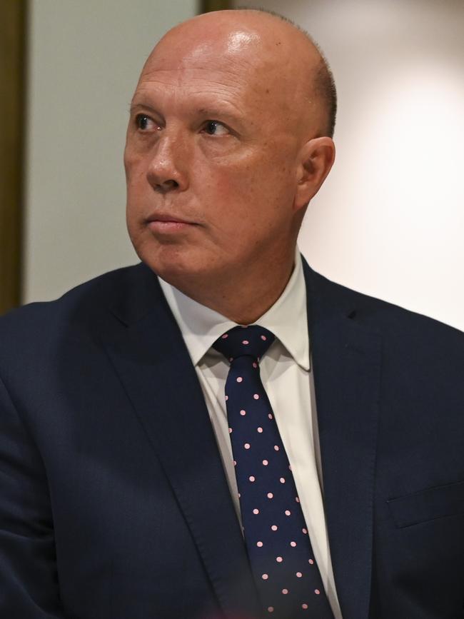 Peter Dutton. Picture: Martin Ollman