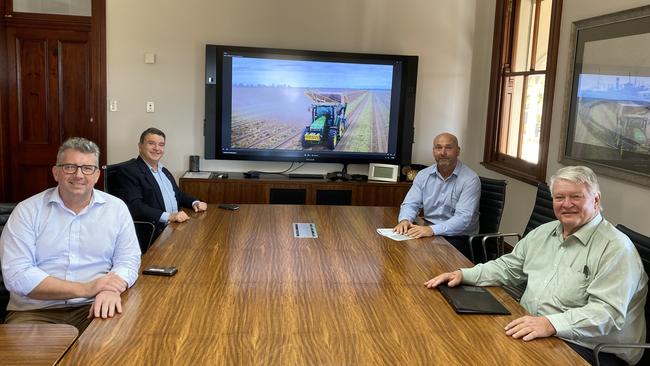 Federal Minister for Resources, Water and Northern Australia, Keith Pitt, Member for Flynn Ken O'Dowd, Gladstone Ports Corporation Chair Peter Corones and acting CEO Craig Walker discuss the port's 50 year plan.