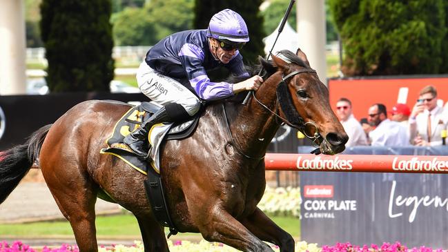 My Oberon is in doubt for the Group 1 Epsom Handicap on Saturday. Picture: Reg Ryan/Racing Photos via Getty Images