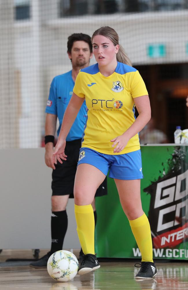 Georgie Zerbst of the Crusaders Futsal Club.