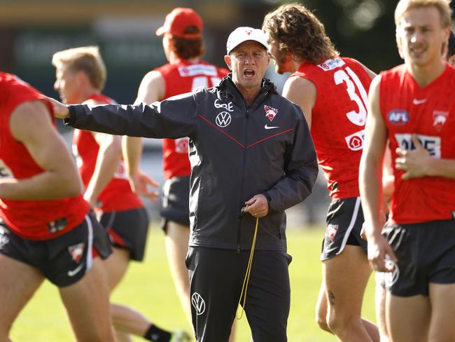 Don Pyke’s existing relationship with Warner from his time at the Swans wasn’t enough to get the midfielder to move back to Perth. Picture: Phil Hillyard