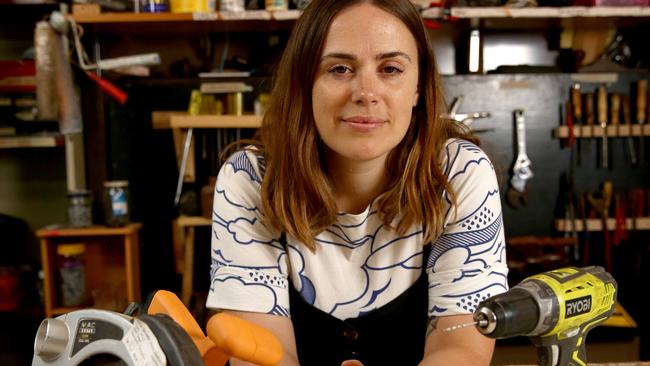 Caroline Ayling at Bower Reuse &amp; Repair. Picture: AAP Image/ Justin Sanson