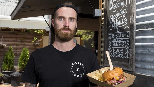 Jarrod Barnett from Burleigh Social is one of the co-owners. Photo: Jerad Williams