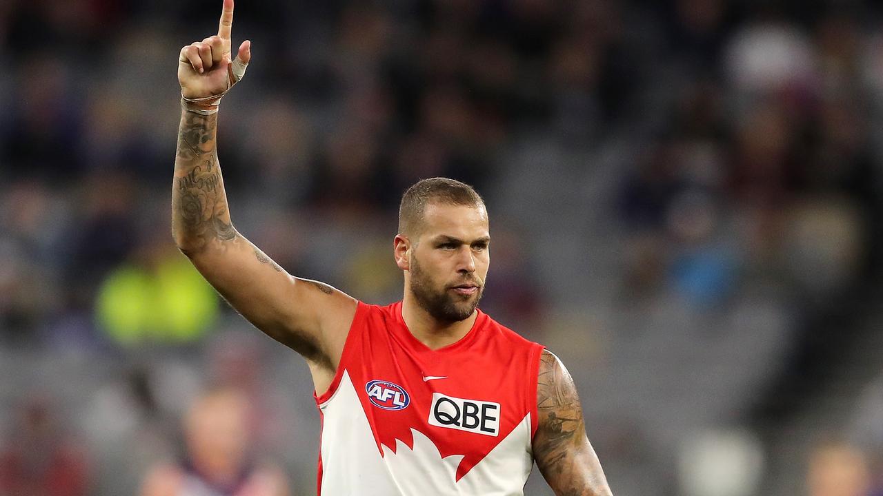 Afl 2021 Buddy Franklin 65m Goal Fans React Three Goals Fremantle Dockers Vs Sydney Swans