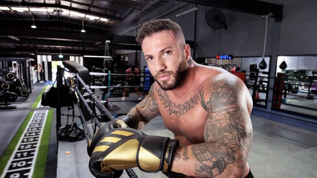 Sam Abdulrahim, the Punisher at Power Gymnasium in Brunswick. Picture David Geraghty