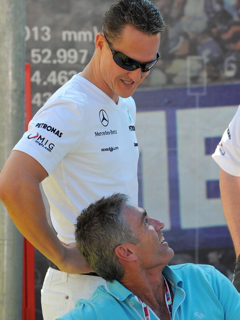 MotoGP legend Mick Doohan counted the likes of Michael Schumacher among his good mates.