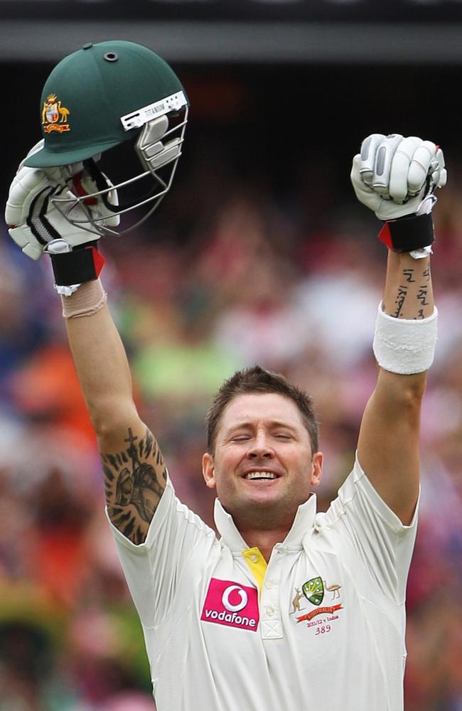 Clarke declared on 329* against India in 2012, five short of Sir Donald Bradman’s mark