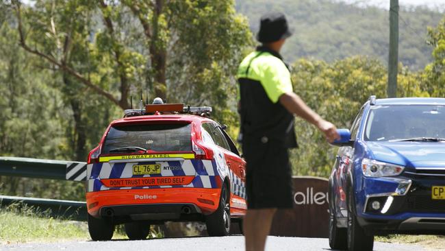 Police at the Lost Paradise. Picture: Tim Pascoe