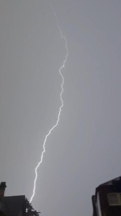 Wild Sydney storm puts on intense lightning show