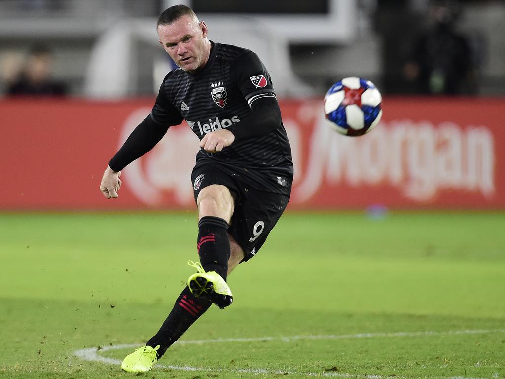 Wayne Rooney in action for DC United in, 2019. Picture: Patrick McDermott/Getty Images