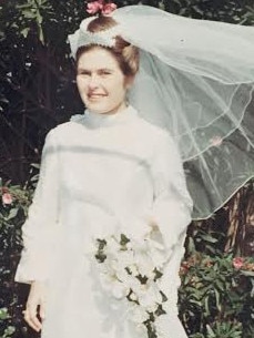 Denise Govendir on her wedding day in 1969.